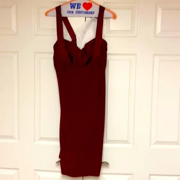 burgundy dress used Mia Dress Burgundy | Occasion Dress in Sizes XXS–6X